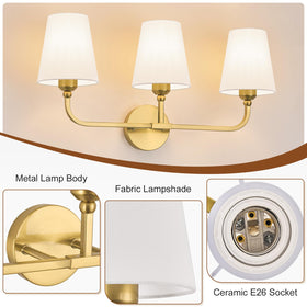 Kvhiiw arch-mounted vanity light blends rustic charm with contemporary geometry.