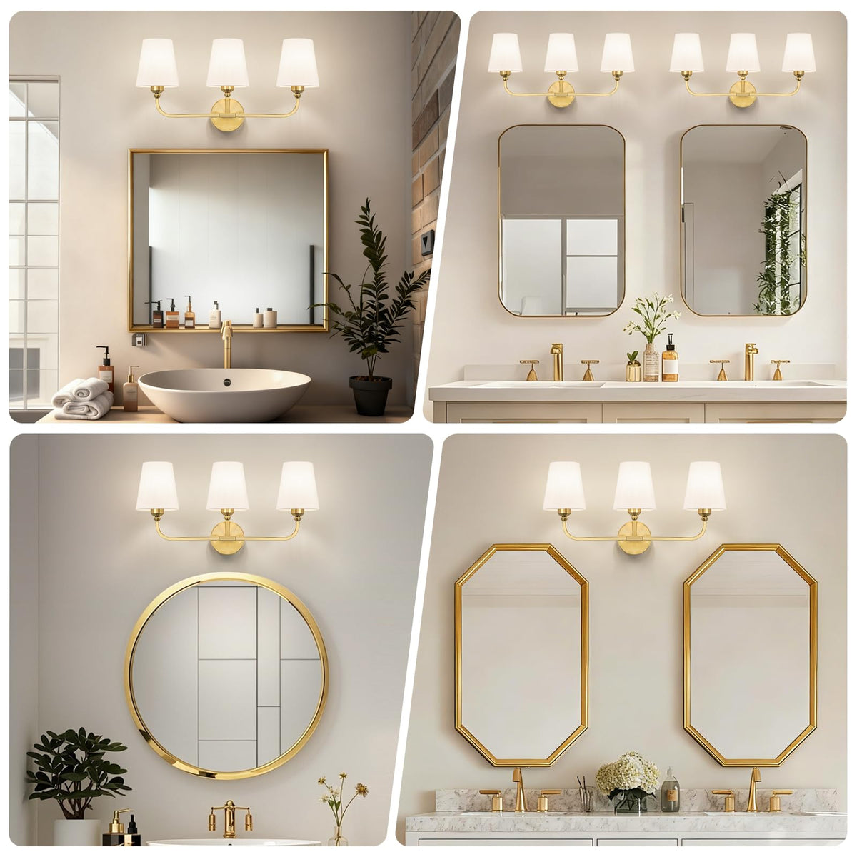 Kvhiiw vanity light setup guide and included hardware simplify installation.