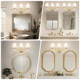 Kvhiiw vanity light setup guide and included hardware simplify installation.