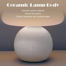 kvppvt mushroom lamp soft glow enhances bedroom and living room decor.