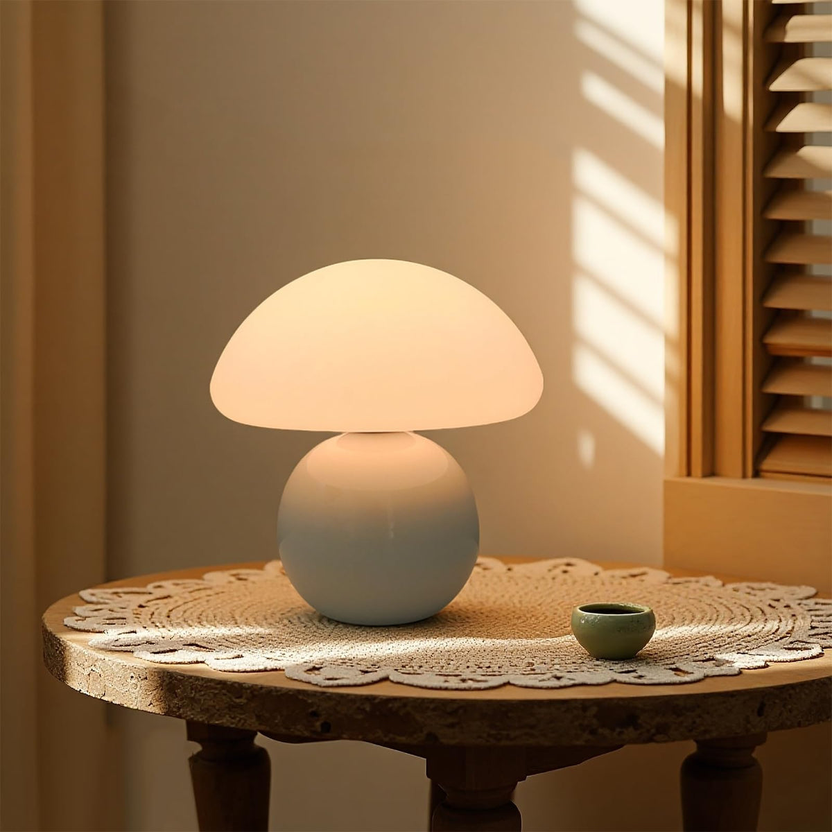 kvppvt mushroom lamp dimmable control lets you adjust brightness for ambiance.