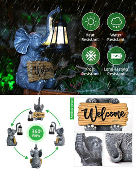 KVR Durable Resin Figure stands up to weather for year-round display.