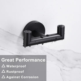 Kwanicas anti-rust coating ensures durable, long-lasting bathroom hooks.