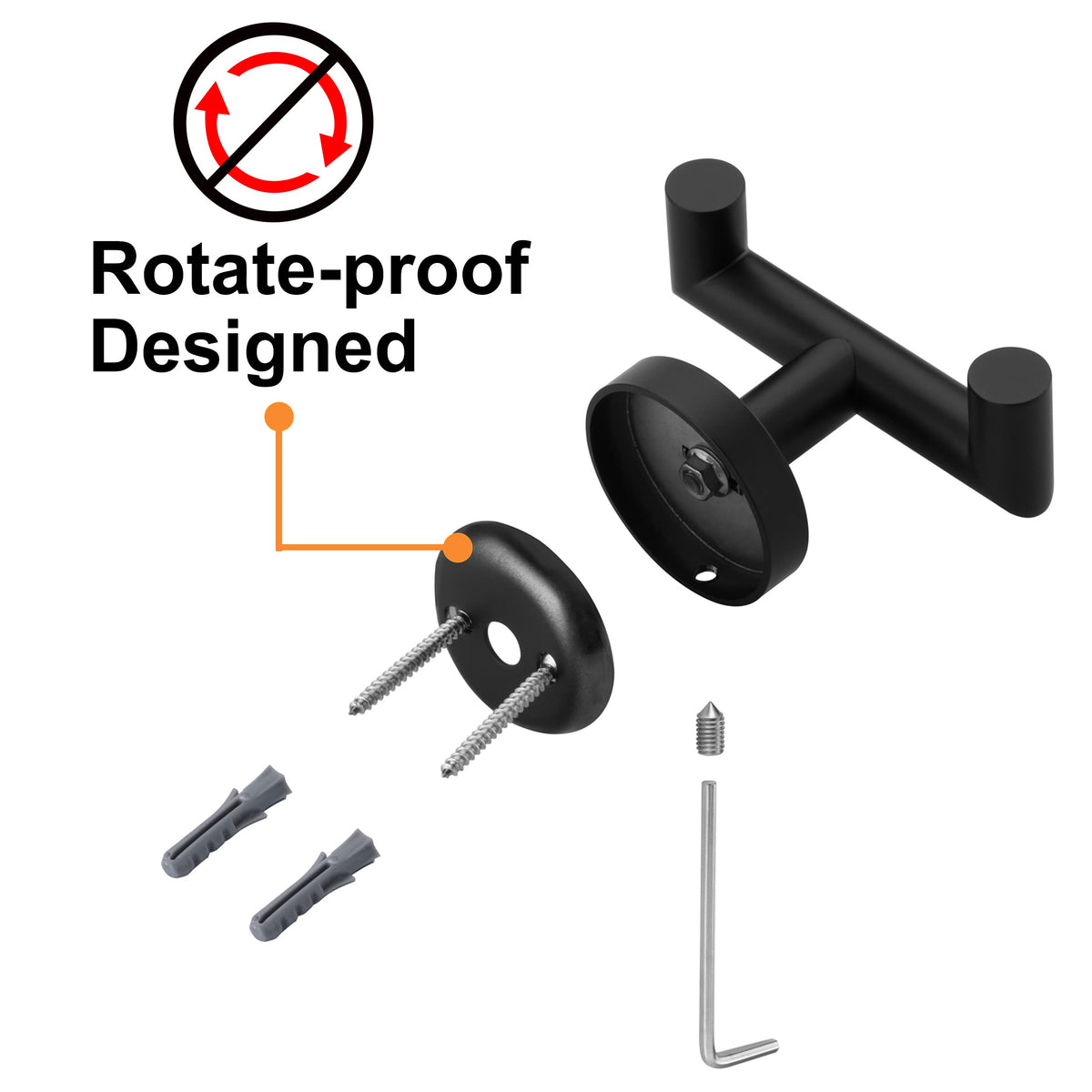 Kwanicas compact 96mm towel hooks fit tight spaces effectively.
