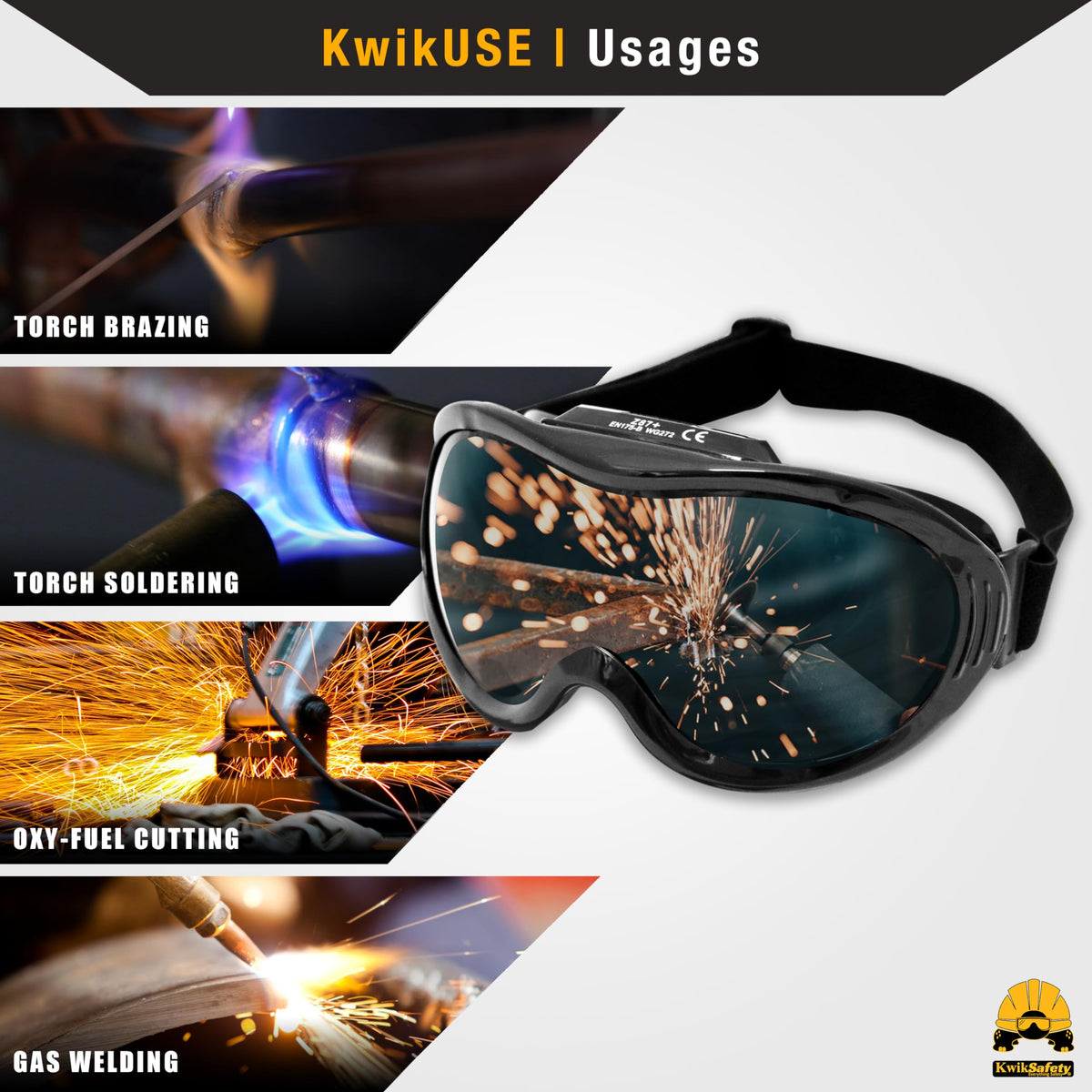 KwikSafety PIT VIPER goggles offer wide 180-degree view for enhanced situational awareness