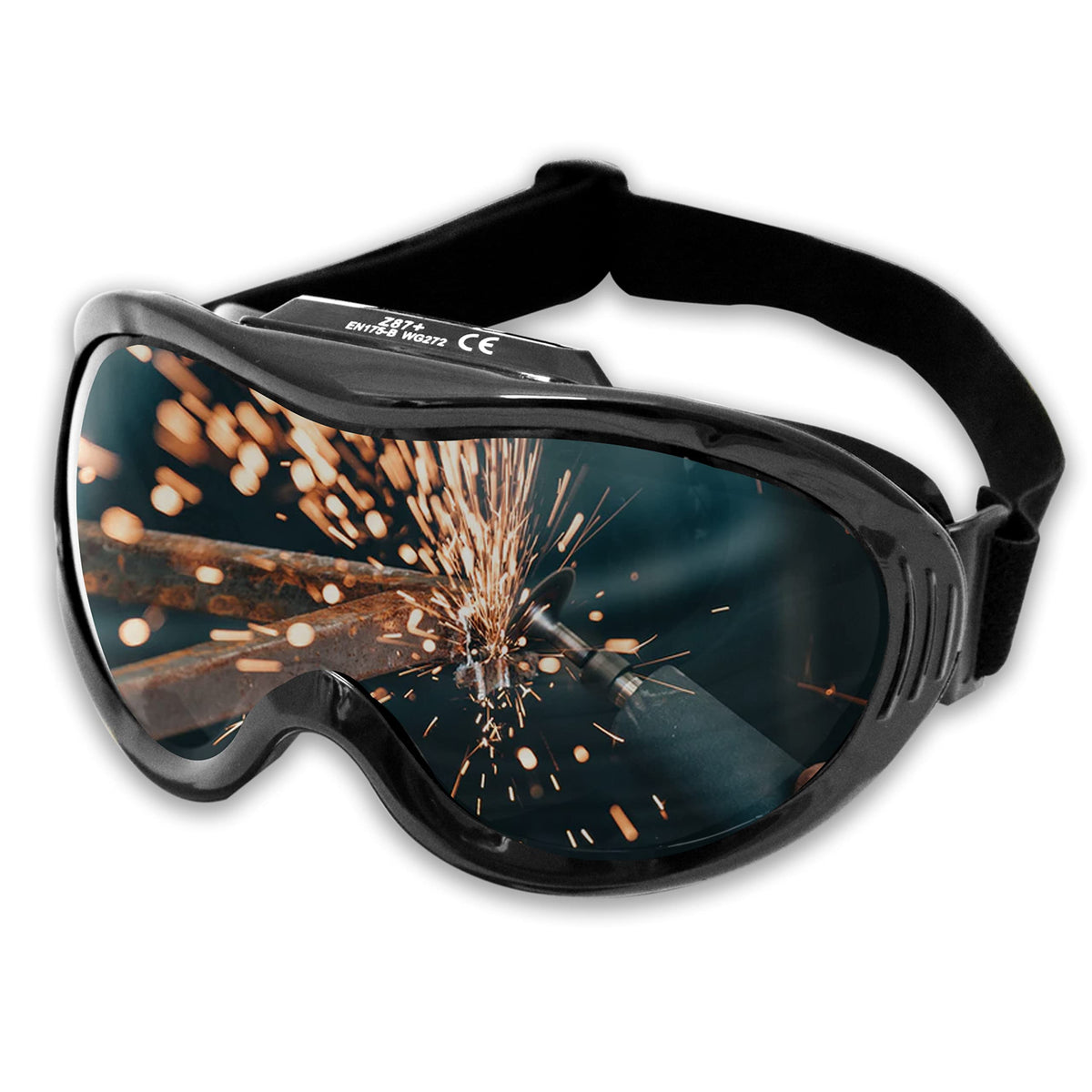 KwikSafety PIT VIPER welding goggles shade 5 lens with clear 180-degree vision