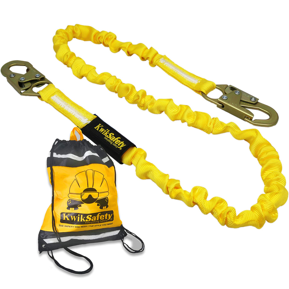 KwikSafety RATTLER with internal shock absorber for safer fall protection