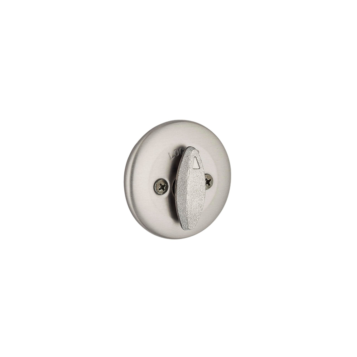 Kwikset 660 satin nickel finish complements many exteriors.