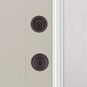 Exterior-ready Kwikset 690 Cove combo pack for secure entry.