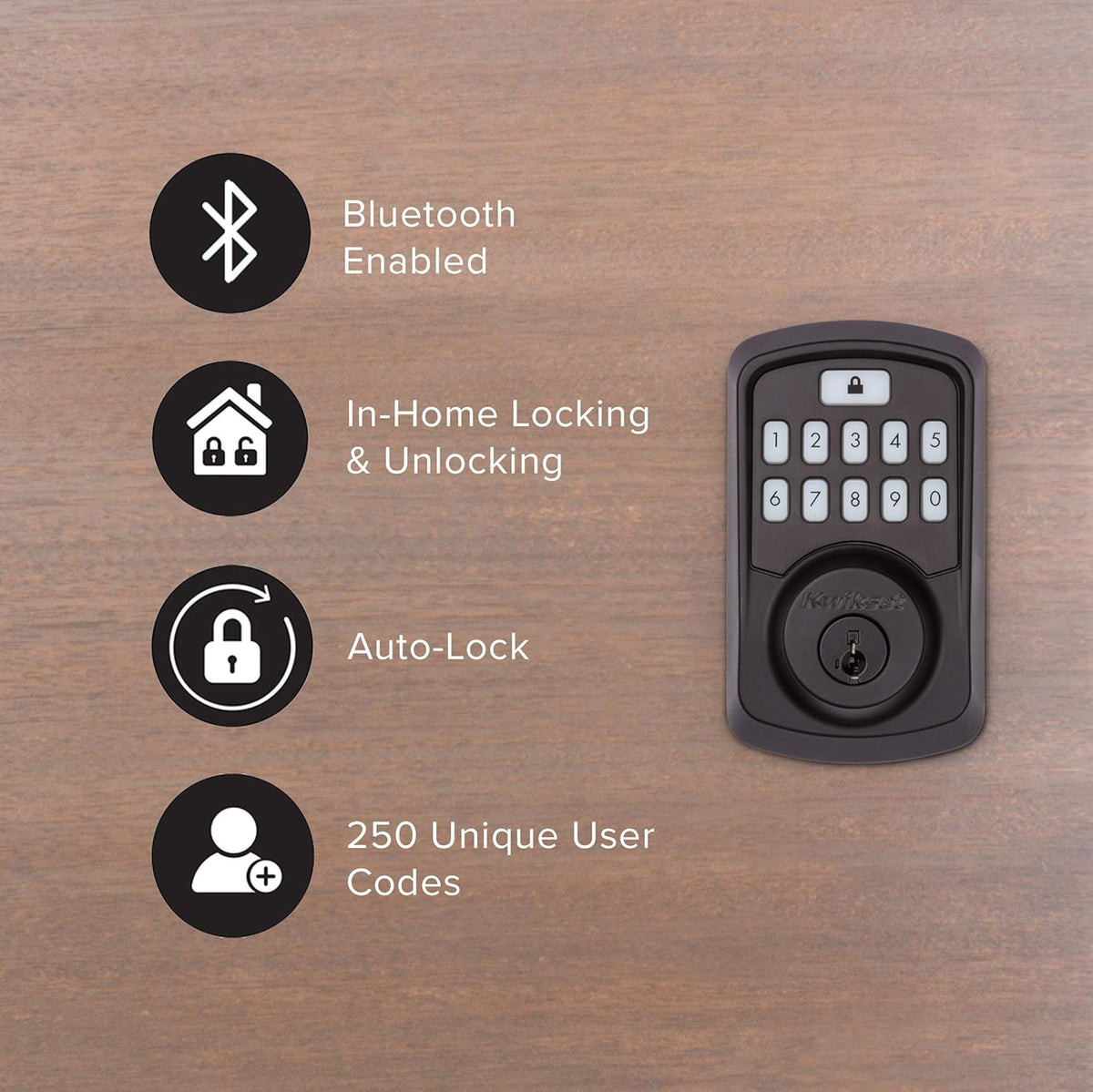 Kwikset Aura auto lock feature hands free security
