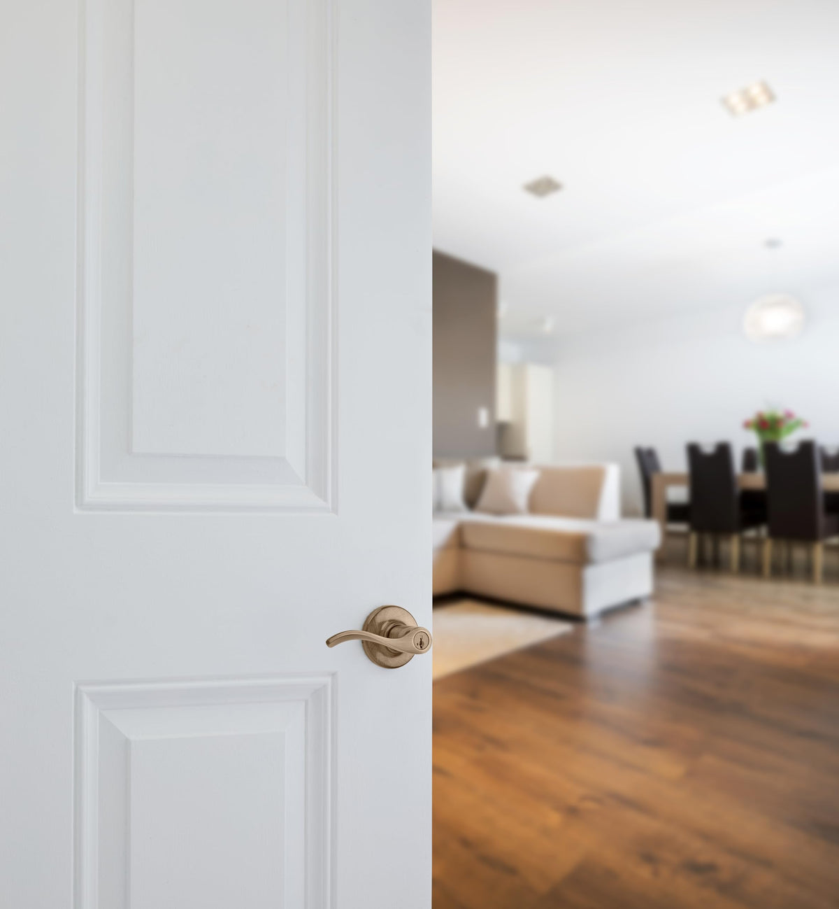 Kwikset Balboa exterior keyed lock providing secure access from outside