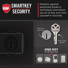 Kwikset Breton SmartKey security feature enables quick re-keying without tools