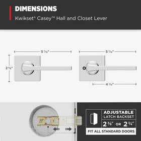 Kwikset Casey BHMA Grade 3 certified for durability
