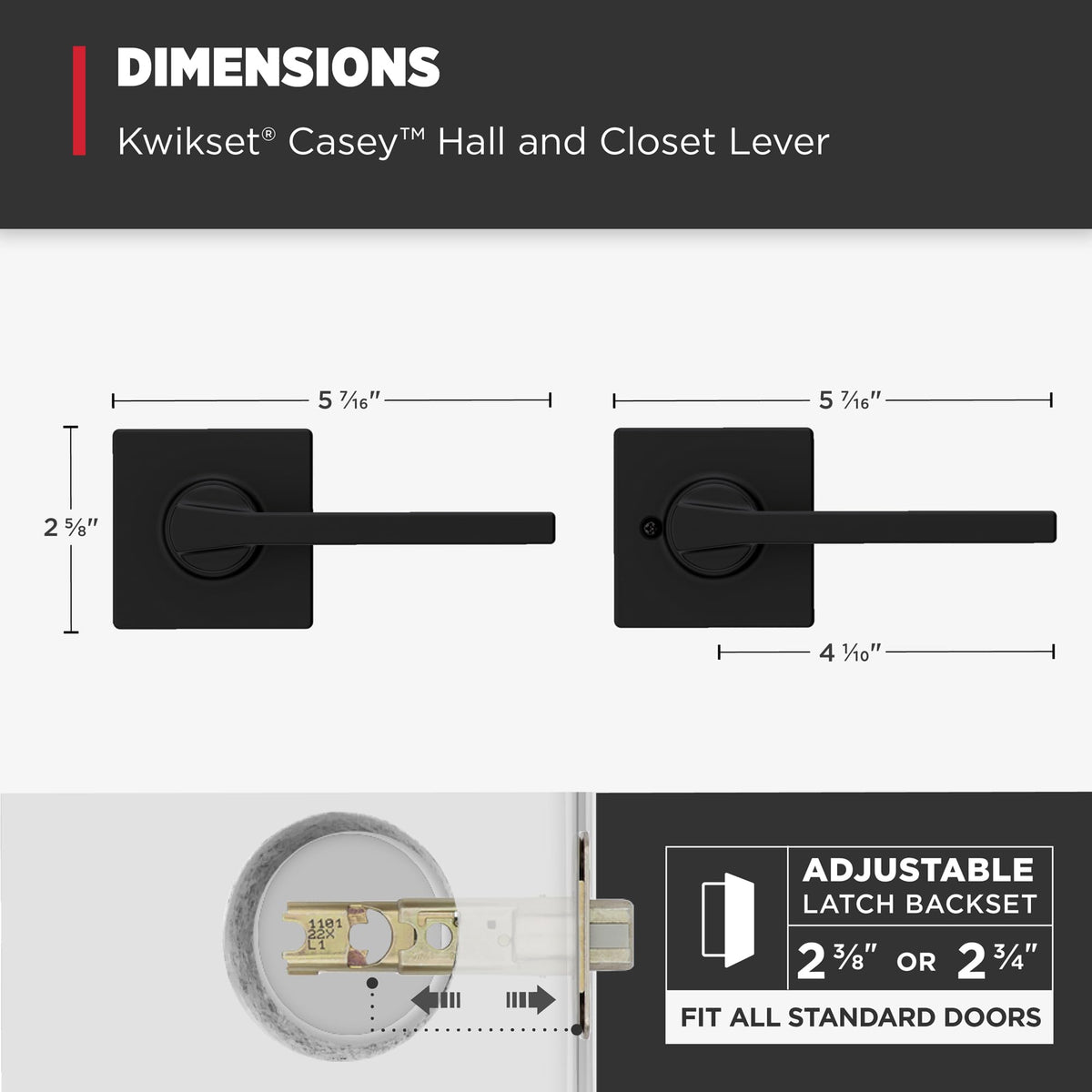 Casey lever subjected to BHMA Grade 3 standards for durable performance