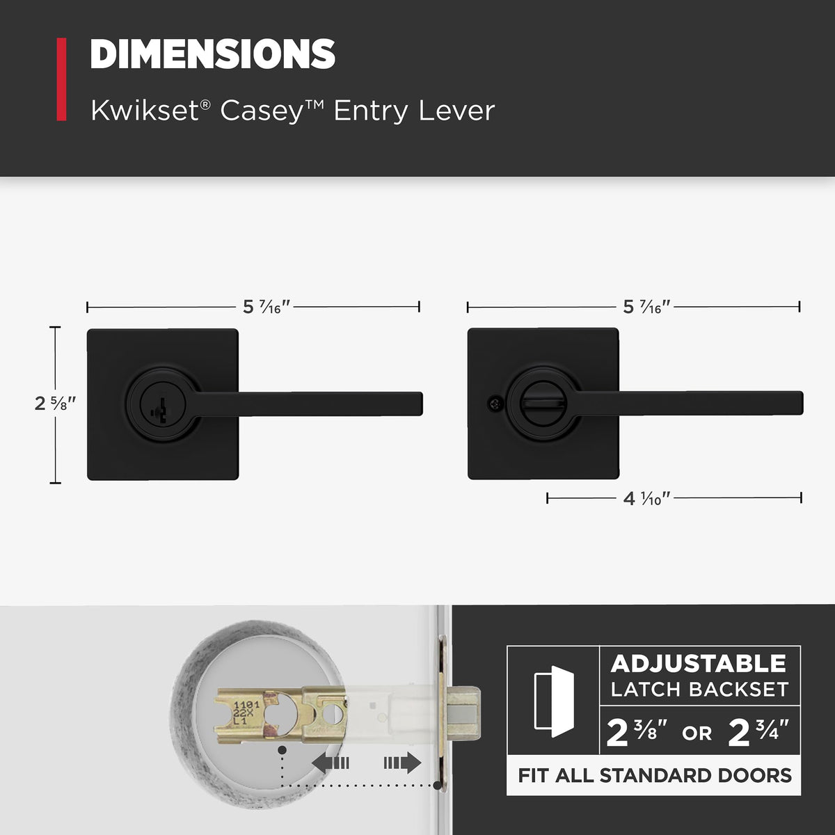 Kwikset Casey installation kit for quick DIY setup
