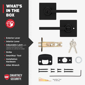 Kwikset Casey Microban protection helps keep hardware cleaner longer