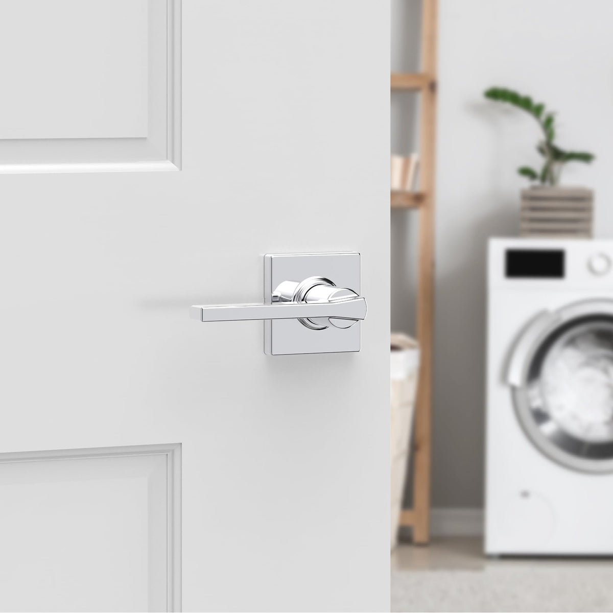 Kwikset Casey reversible lever installation on a door