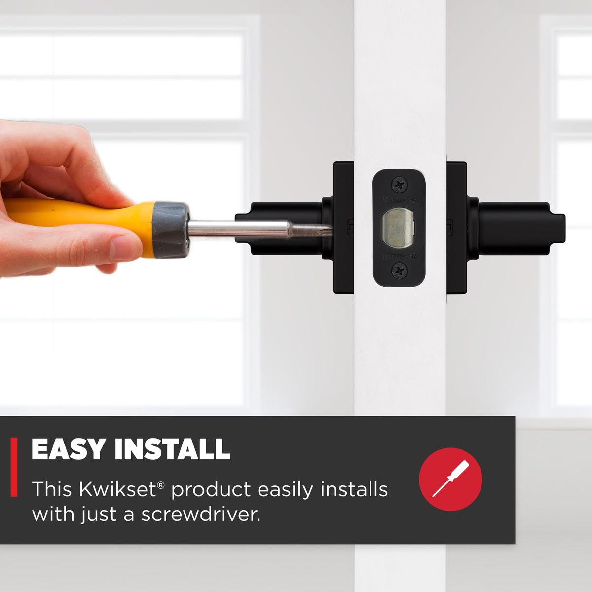 Casey reversible non-locking lever designed for left- or right-handed doors