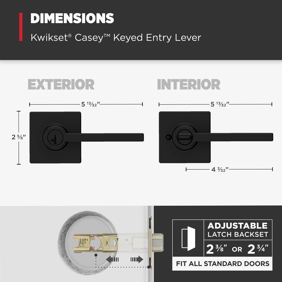 Kwikset Casey SmartKey security core enables quick rekeying and added convenience