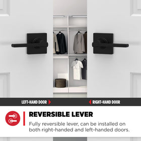 Casey fits standard doors 1-3/8 to 1-3/4 inches thick for renovation projects