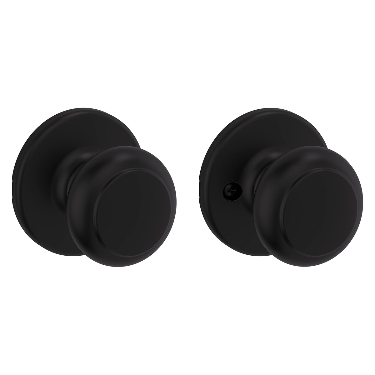 Kwikset Cove easy-install hardware shown for quick DIY setup.