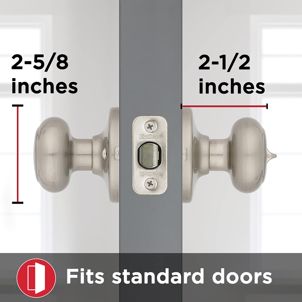 Kwikset Cove traditional design fits many decors.