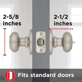 Kwikset Cove traditional design fits many decors.