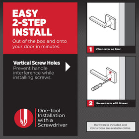 Kwikset Halifax reversible install diagram highlights left-right compatibility.