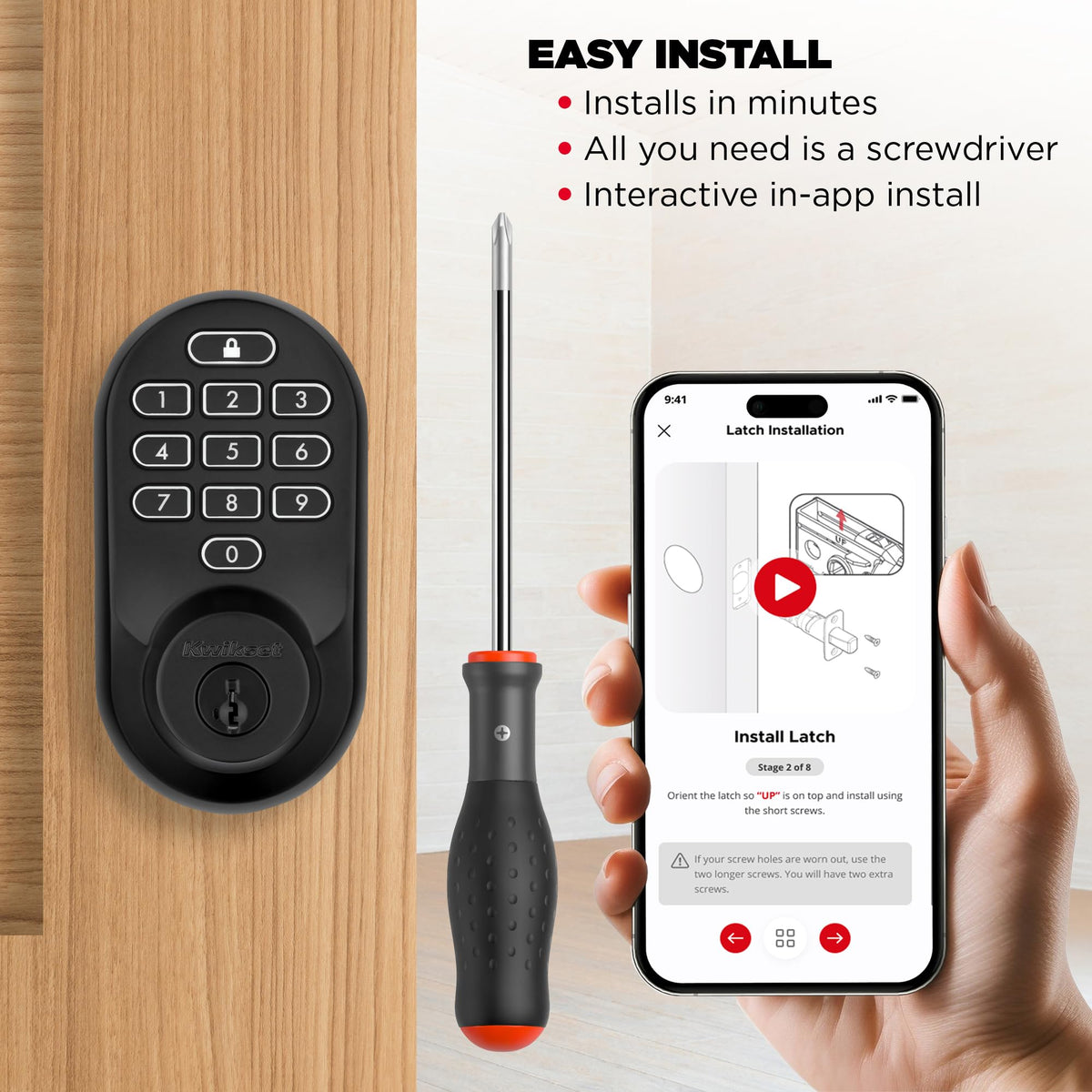 Kwikset Halo auto-lock feature after entry for safety