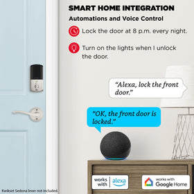 Kwikset Halo geofence auto-unlock concept as you approach the door