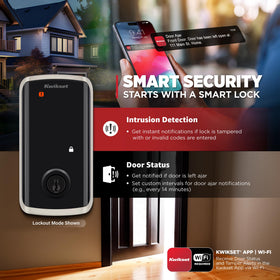 Kwikset Halo Select geofence unlock demonstrates automatic entry as you approach