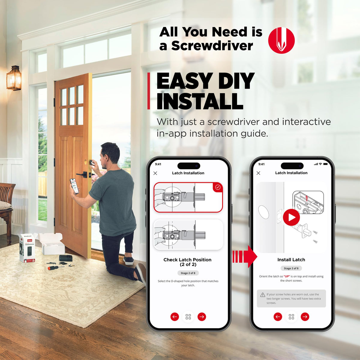 Intrusion alerts on smartphone for peace of mind.