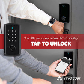 Halo Select Plus with Apple Home Keys enables seamless iPhone or Apple Watch entry.