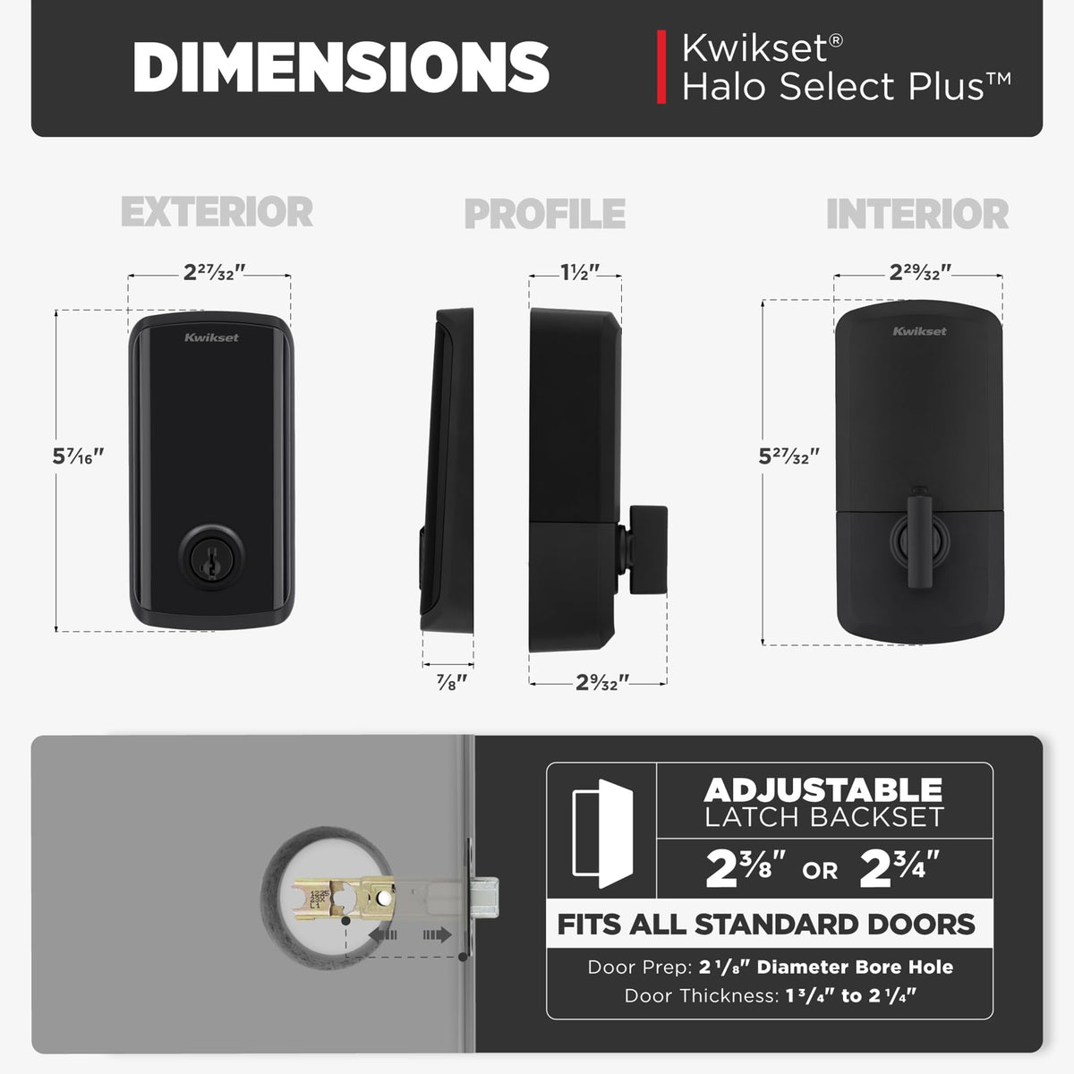 Easy screwdriver-only installation with guided setup for Halo Select Plus.
