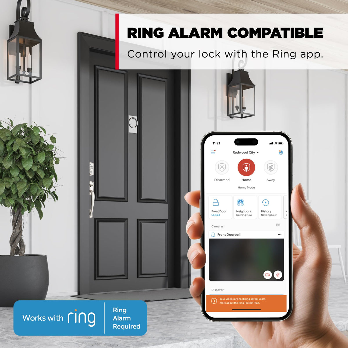 Kwikset HomeConnect 620 supports up to 250 user codes for flexible access.