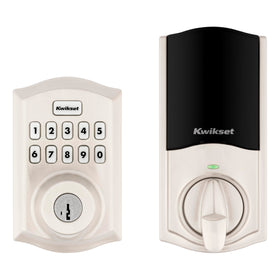 Kwikset HomeConnect 620 keypad entry enables secure keyless access.