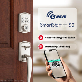 Kwikset HomeConnect 620 Ring Alarm compatibility enables app status checks.