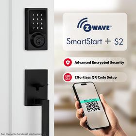 Kwikset HomeConnect 918 Ring Alarm compatibility lets users check status from the app.