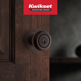 Kwikset Juno interior knob with turn button for privacy