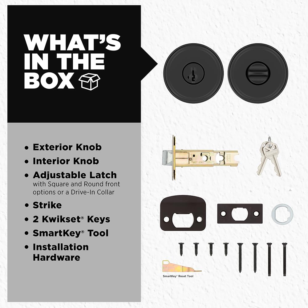 Kwikset Maven square rosette option adds geometric style.