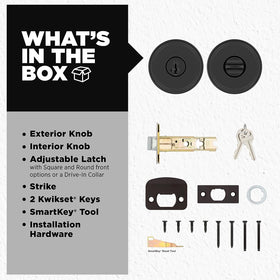 Kwikset Maven square rosette option adds geometric style.