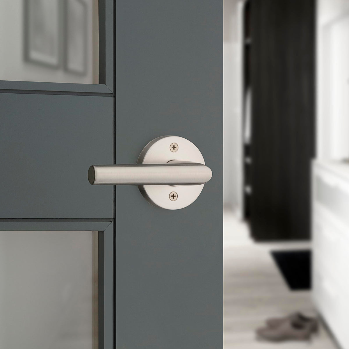 Kwikset Milan emergency release tool included for quick access