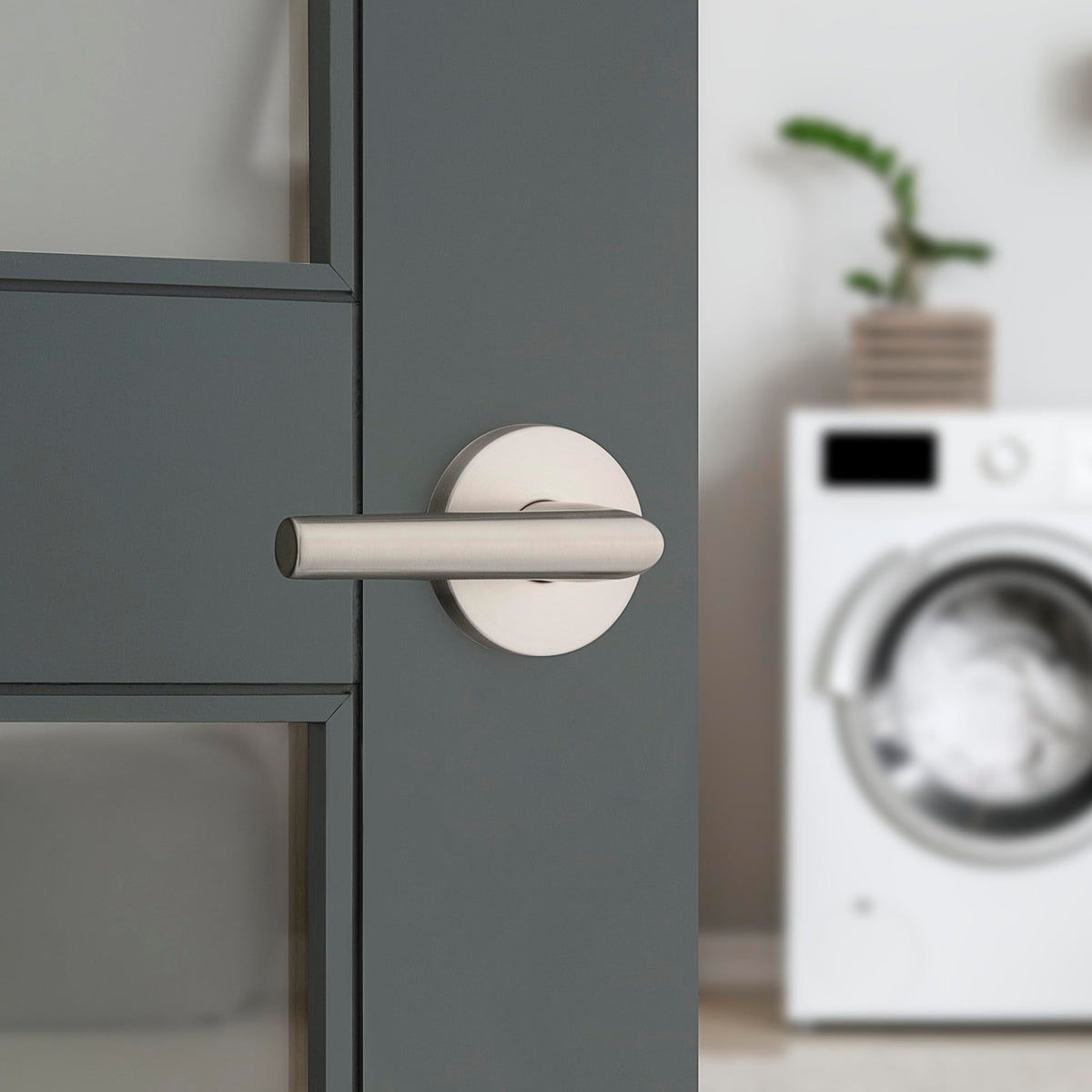 Kwikset Milan reversible lever installation for left or right-handed doors