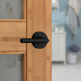 Kwikset Milan reversible lever works on left or right doors.