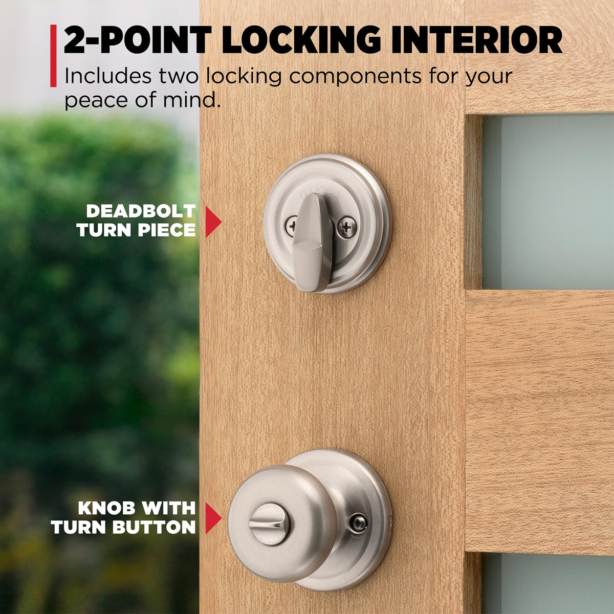 Kwikset Montara SmartKey rekey technology for quick, tool-free access control.