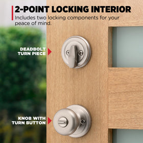 Kwikset Montara SmartKey rekey technology for quick, tool-free access control.