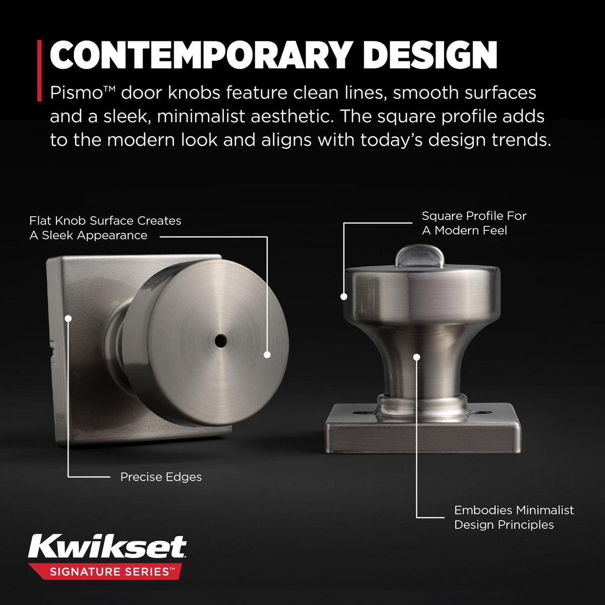 Kwikset Pismo box contents layout for quick reference