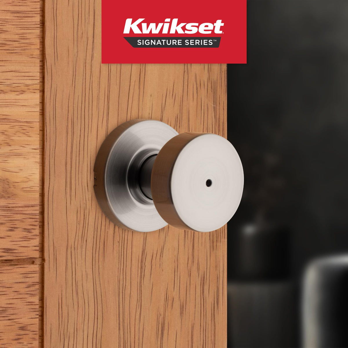 Kwikset Pismo easy install visual for DIY home upgrades.