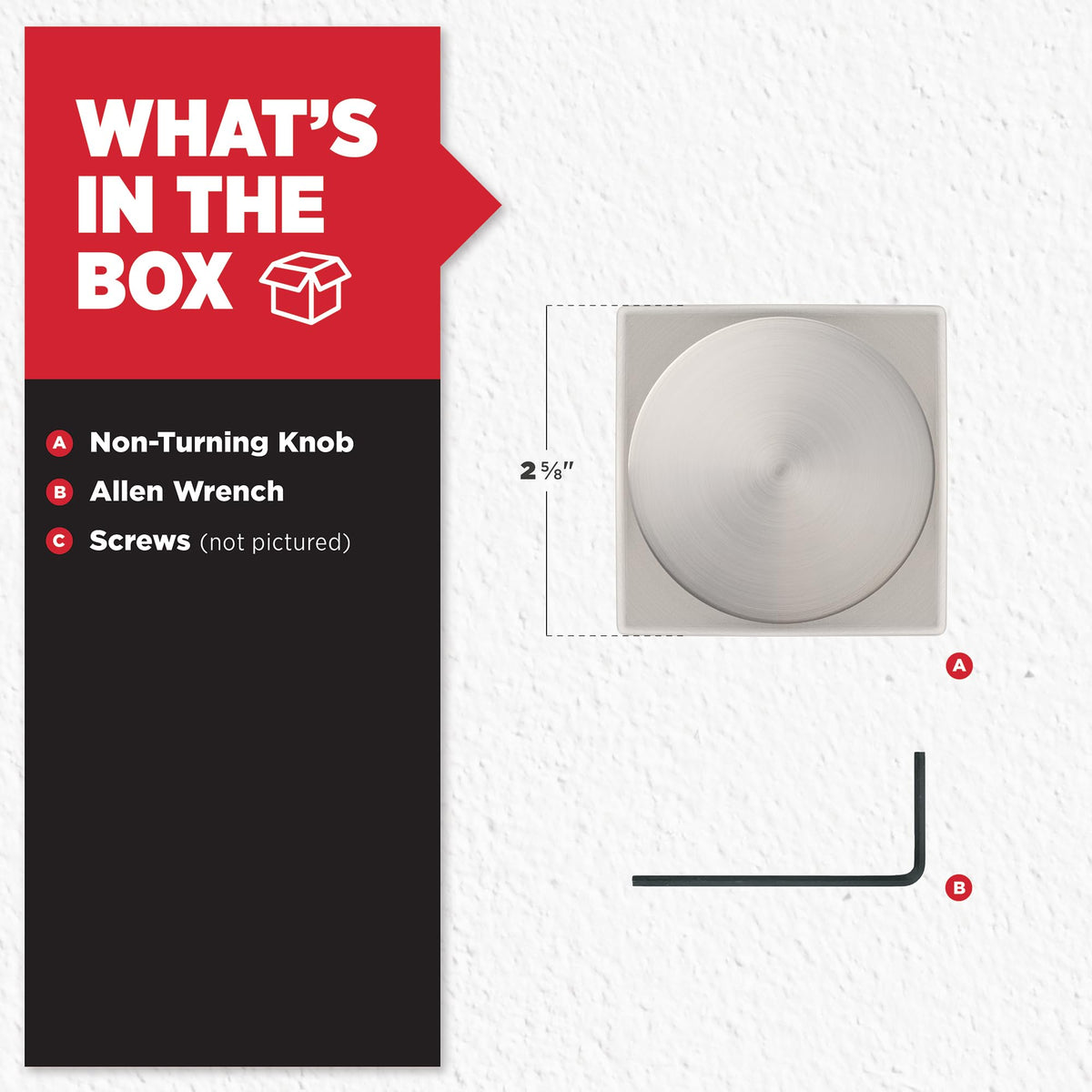 Kwikset Pismo installation kit included for quick DIY setup
