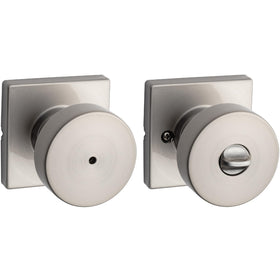 Kwikset Pismo interior privacy knob with lock for bedrooms and bathrooms